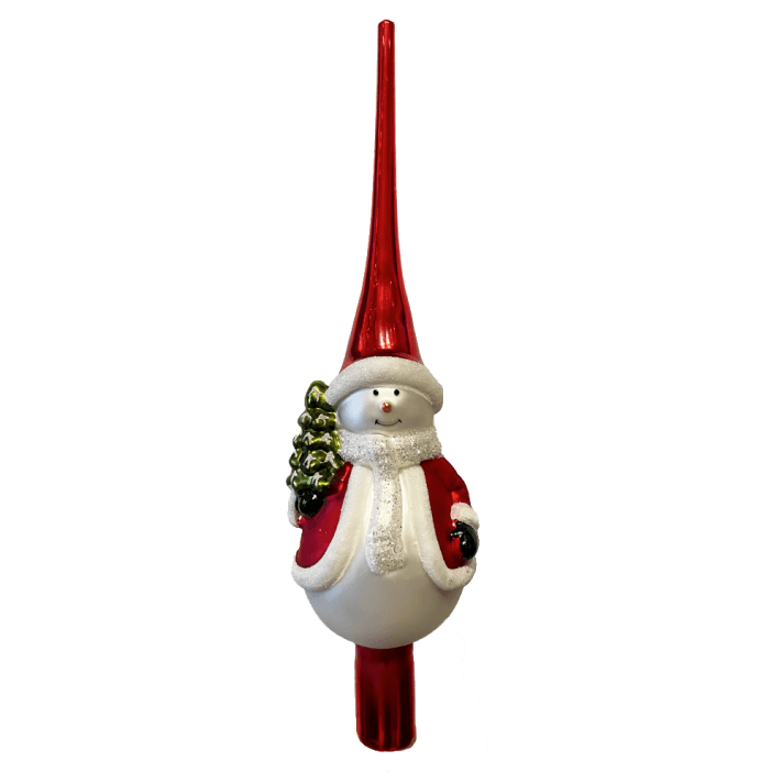 Puntale albero di natale pupazzo neve vetro Kaemingk - Brico Sapiens - L' evoluzione del fai da te Puntale albero di natale pupazzo neve vetro Kaemingk - Brico Sapiens - L' evoluzione del fai da te